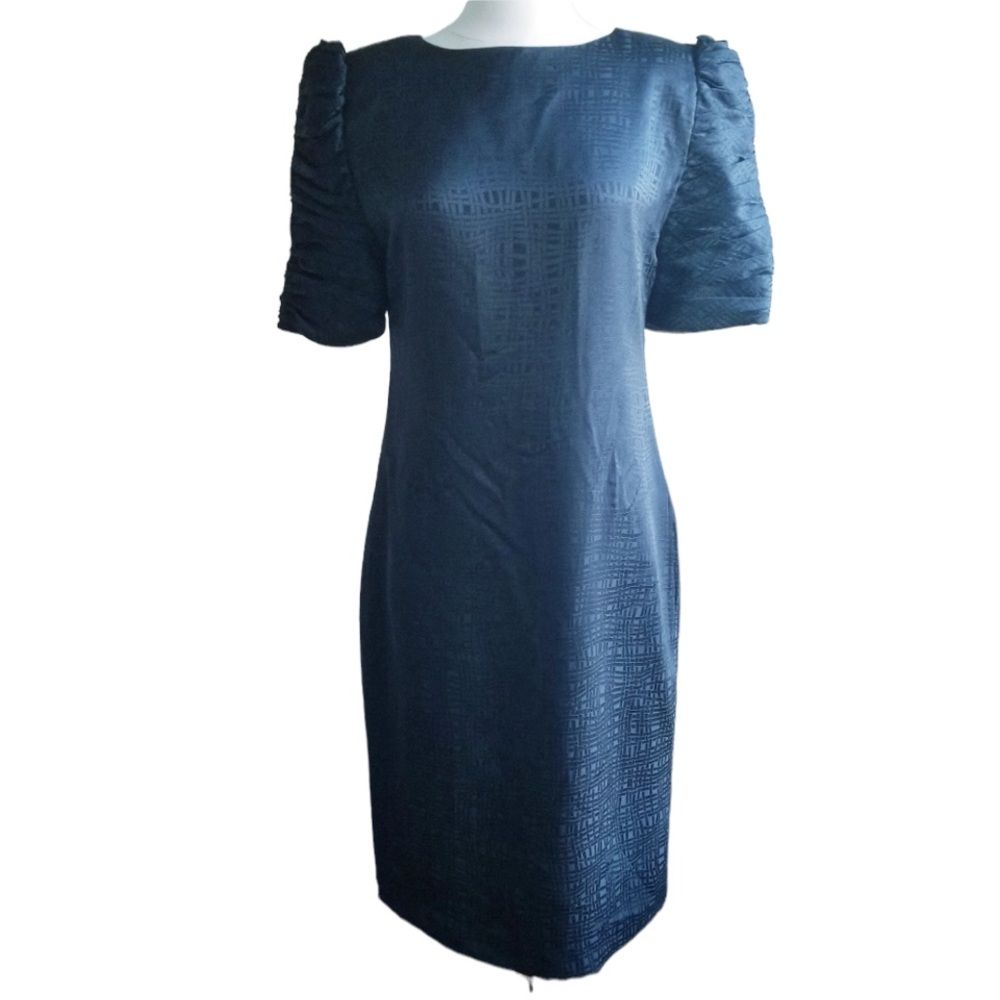 1980s Carolyne Barton Black, 100%‎ silk, Dress